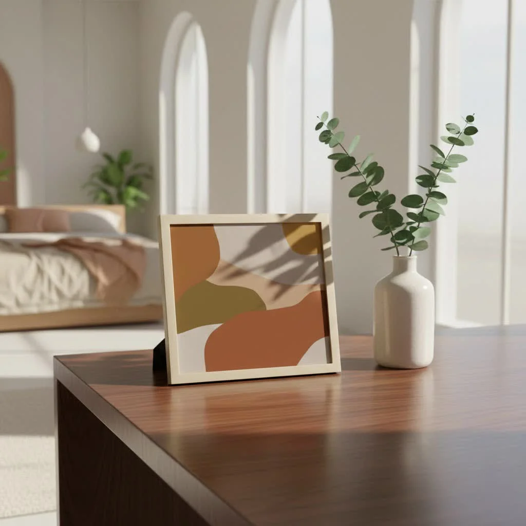 Frameo digital picture frame displaying family photos