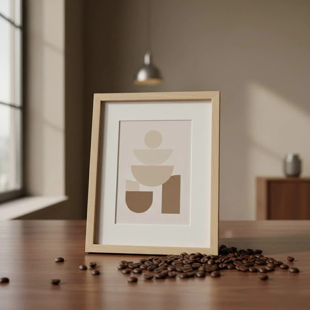 Digital video picture frame displaying family photos and videos